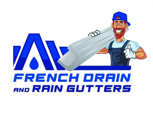 A French Drain and Rain Gutters